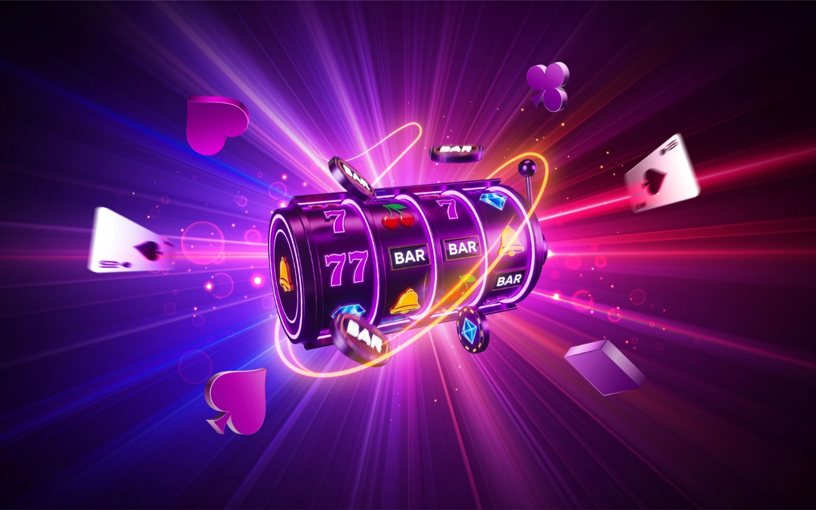 Tampilan permainan slot bertema visual cerah di EVOSTOTO